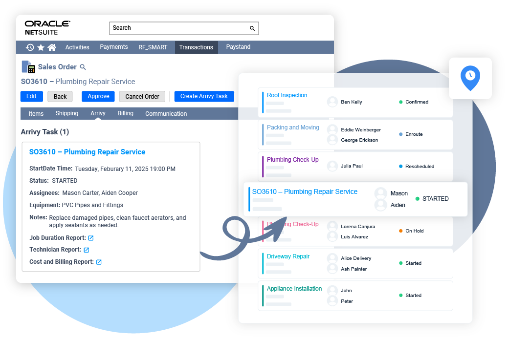 Arrivy-NetSuite Integration: Encourage Transparency