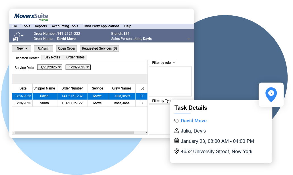 Arrivy Operations Cloud™ and MoverSuite Integration