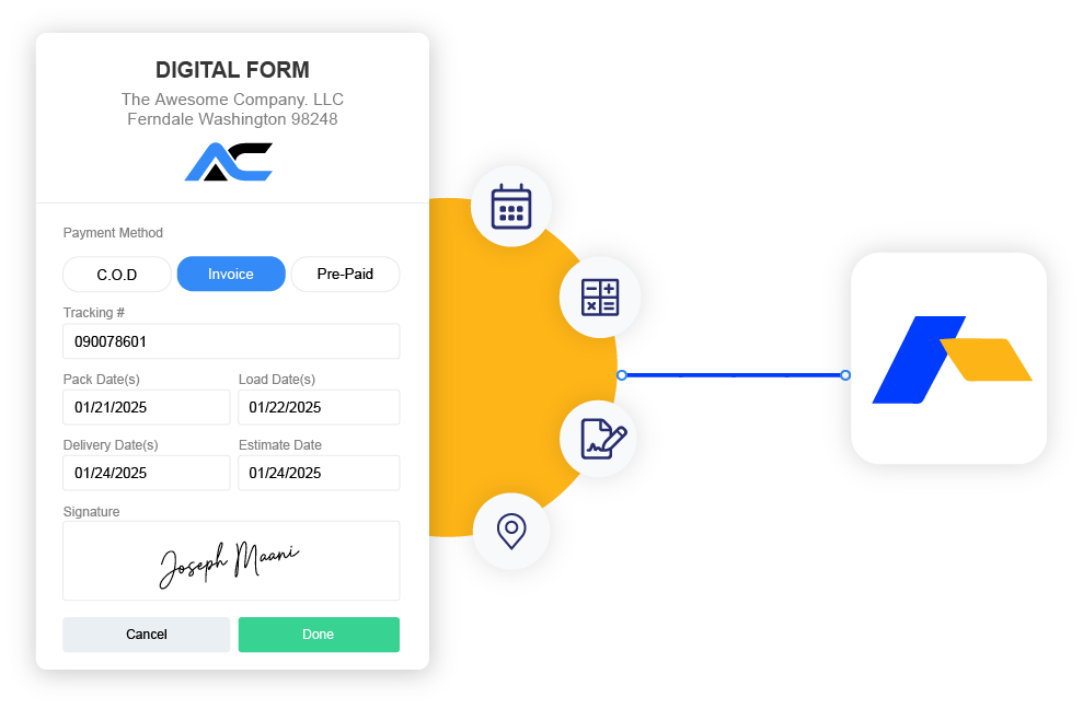 2.Subcontractor and arrivy digital forms