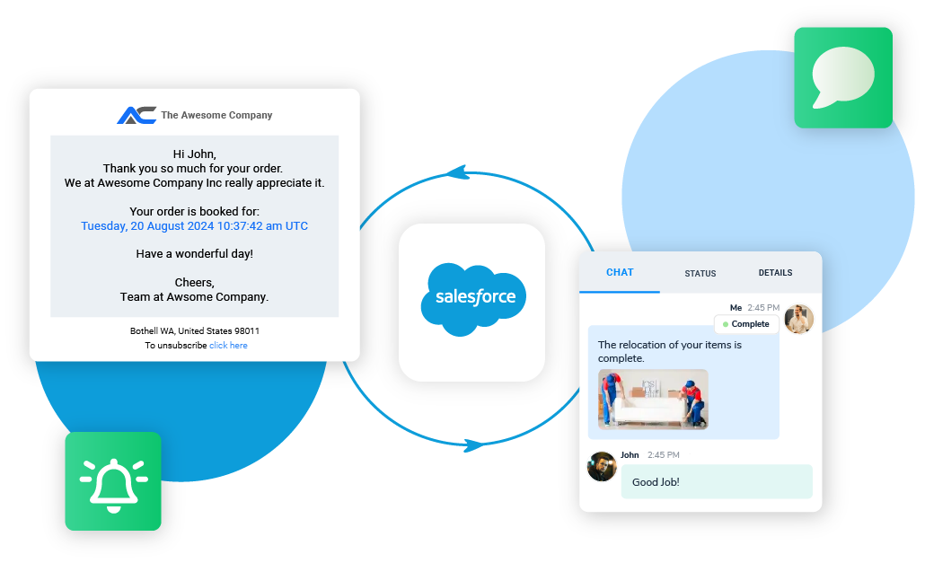 Arrivy’s Salesforce integration