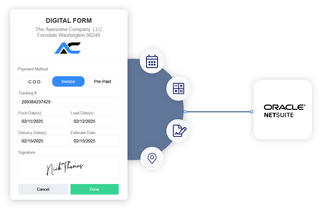 Arrivy-NetSuite Integration: On-Site Docs